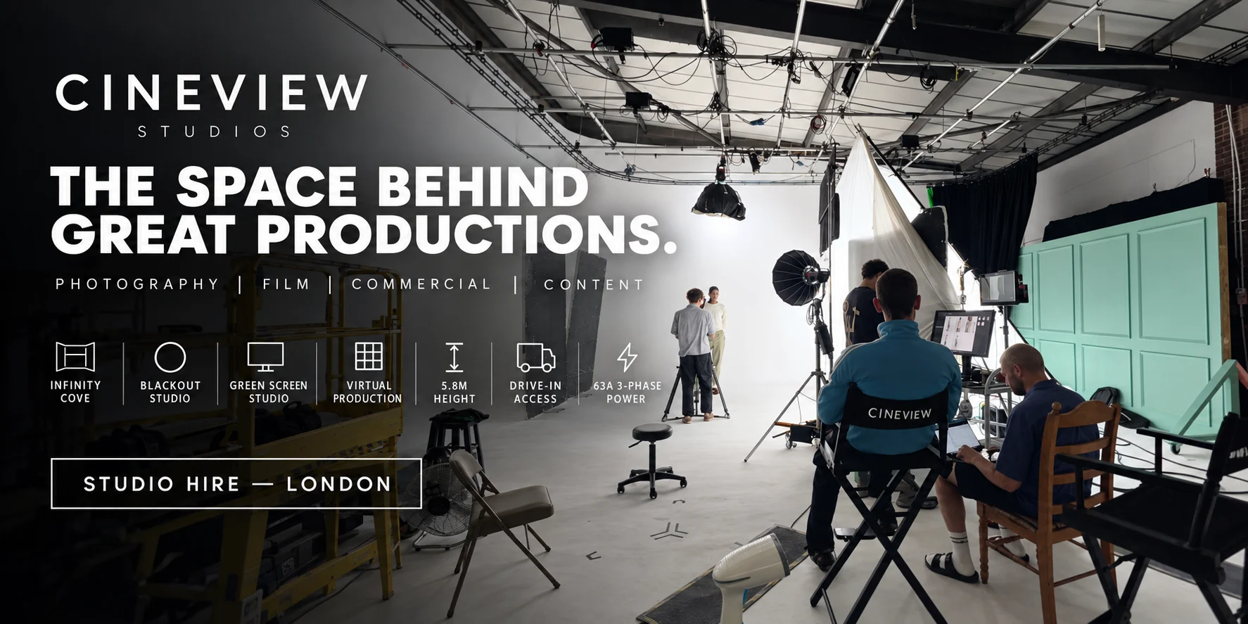 Cineview Studios - Studio Hire London cover